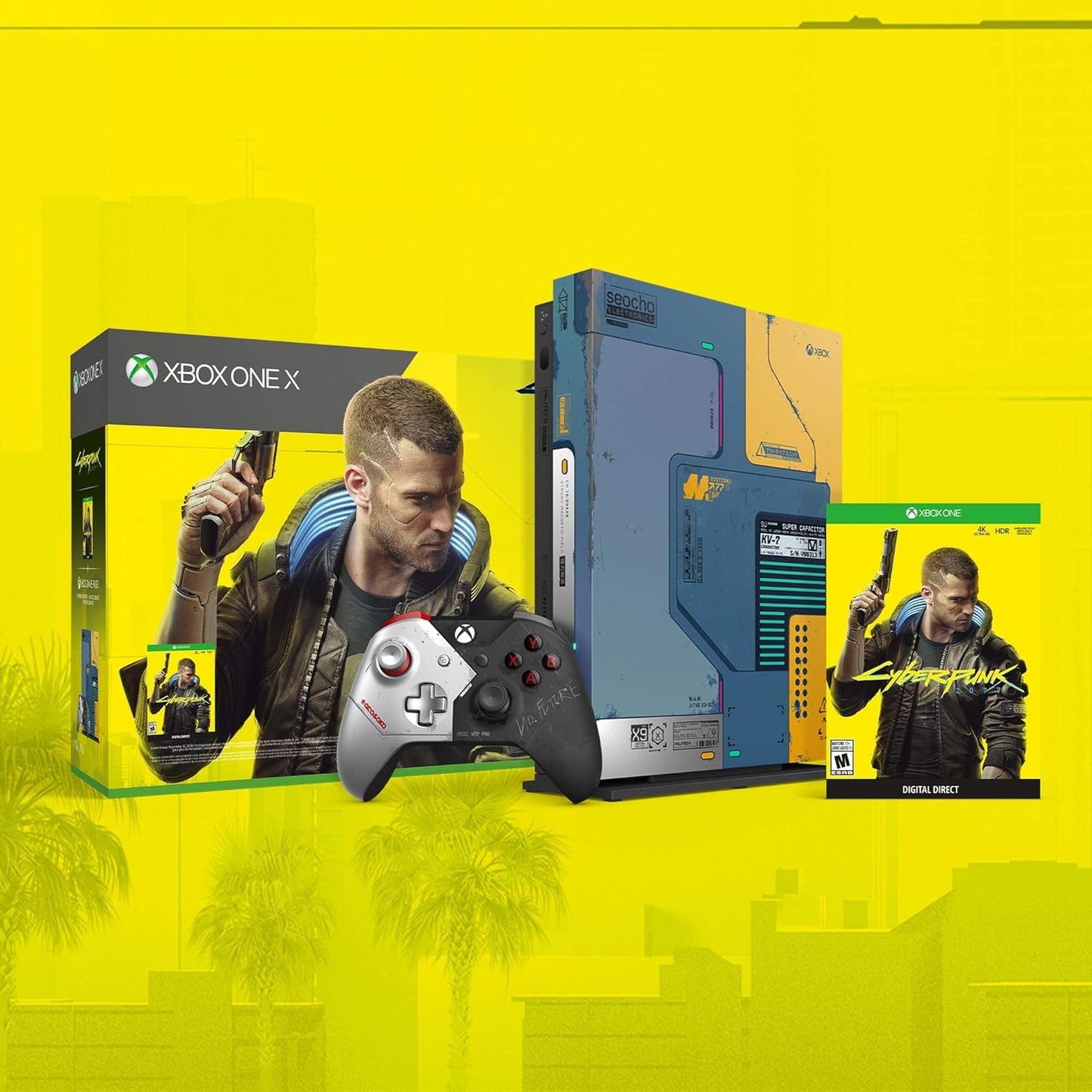 Microsoft FMP-00244 Xbox One X Cyberpunk 2077 Limited Edition