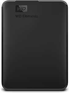 Western Digital WDBUZG0010BBK-WESN 1TB Elements Portable HDD