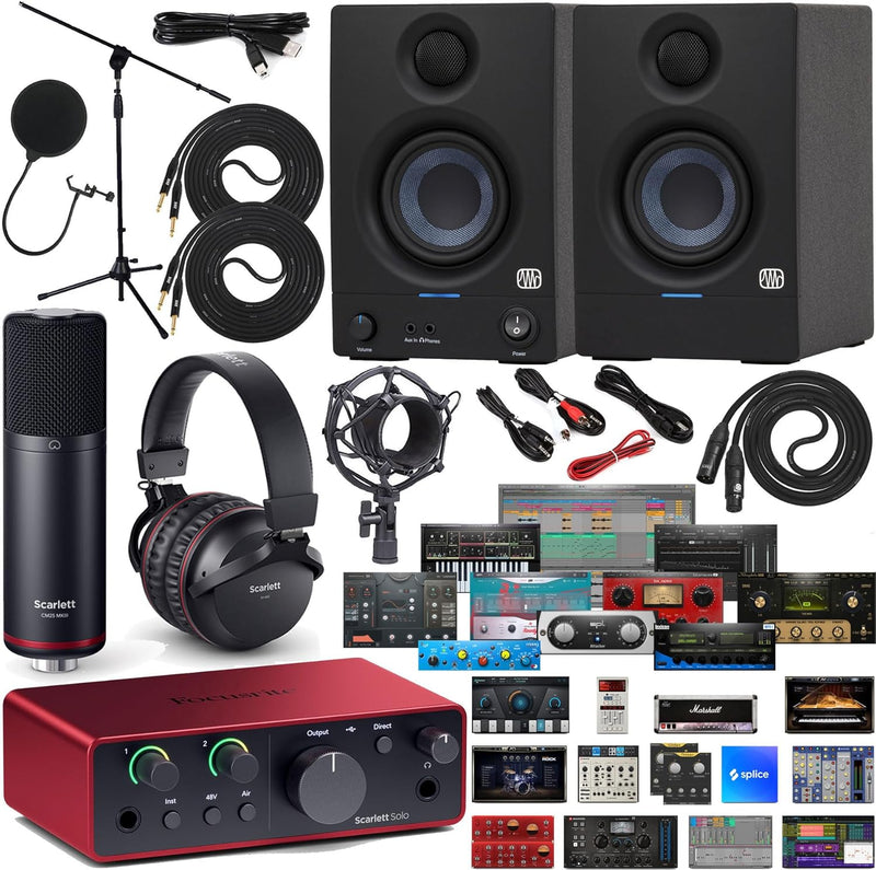 Focusrite Scarlett Solo Studio 4th Gen Recording Kit — main product image