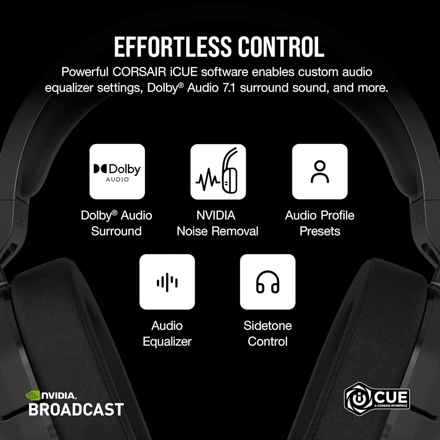 Corsair CA-9011280-NA HS55 Wireless Gaming Headset