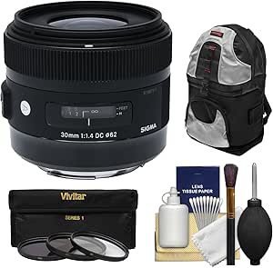 Sigma K-102776-04 30mm f/1.4 Art DC HSM Lens Canon Kit