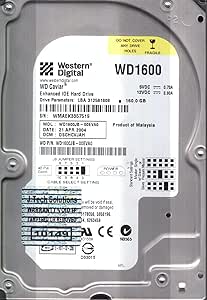 Western Digital WD1600JB-00EVA0 160GB IDE Hard Drive — main product image