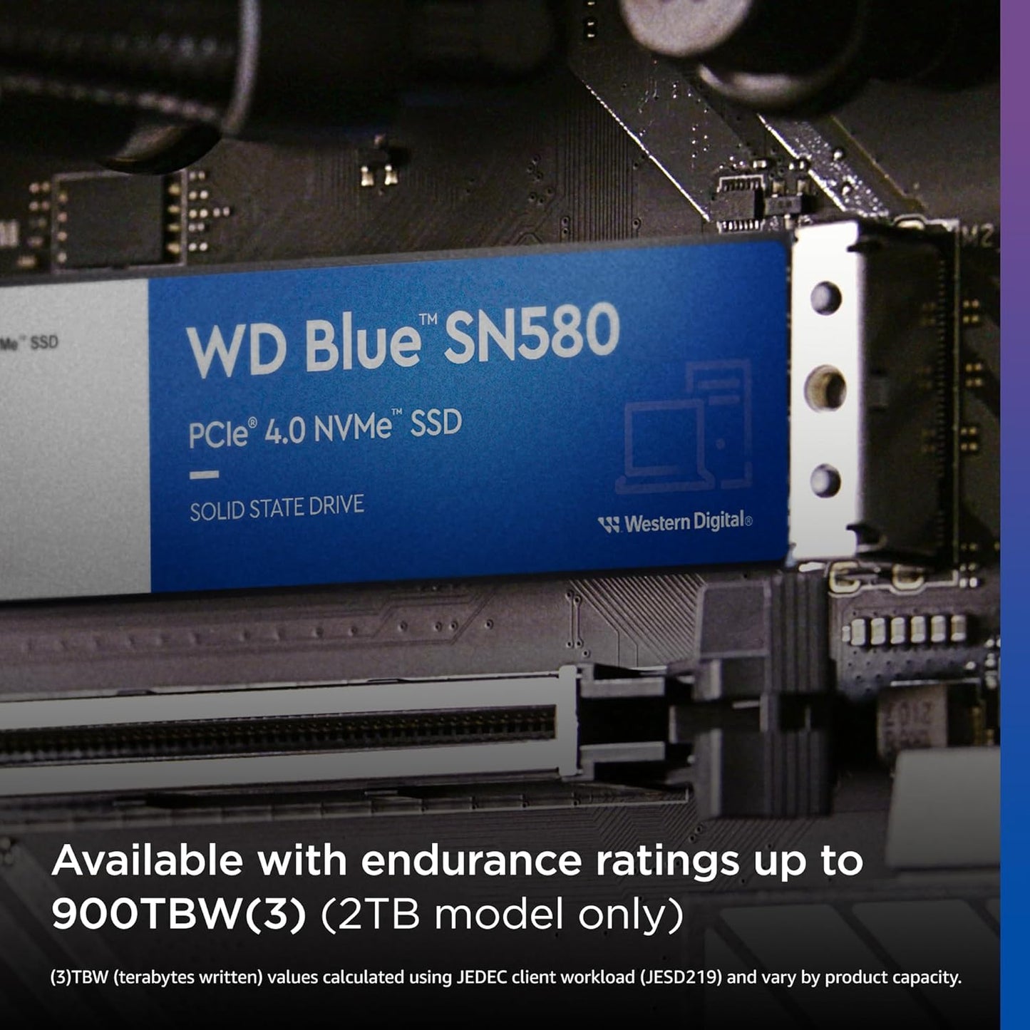 Western Digital WDS100T3B0E 1TB Blue SN580 NVMe SSD