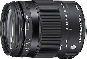 Sigma 18-200mm F3.5-6.3 Contemporary DC Macro OS HSM Lens - Sony A-Mount (Renewed)