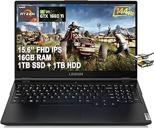 Lenovo Legion 5 Gaming Laptop R7 4800H GTX 1660Ti