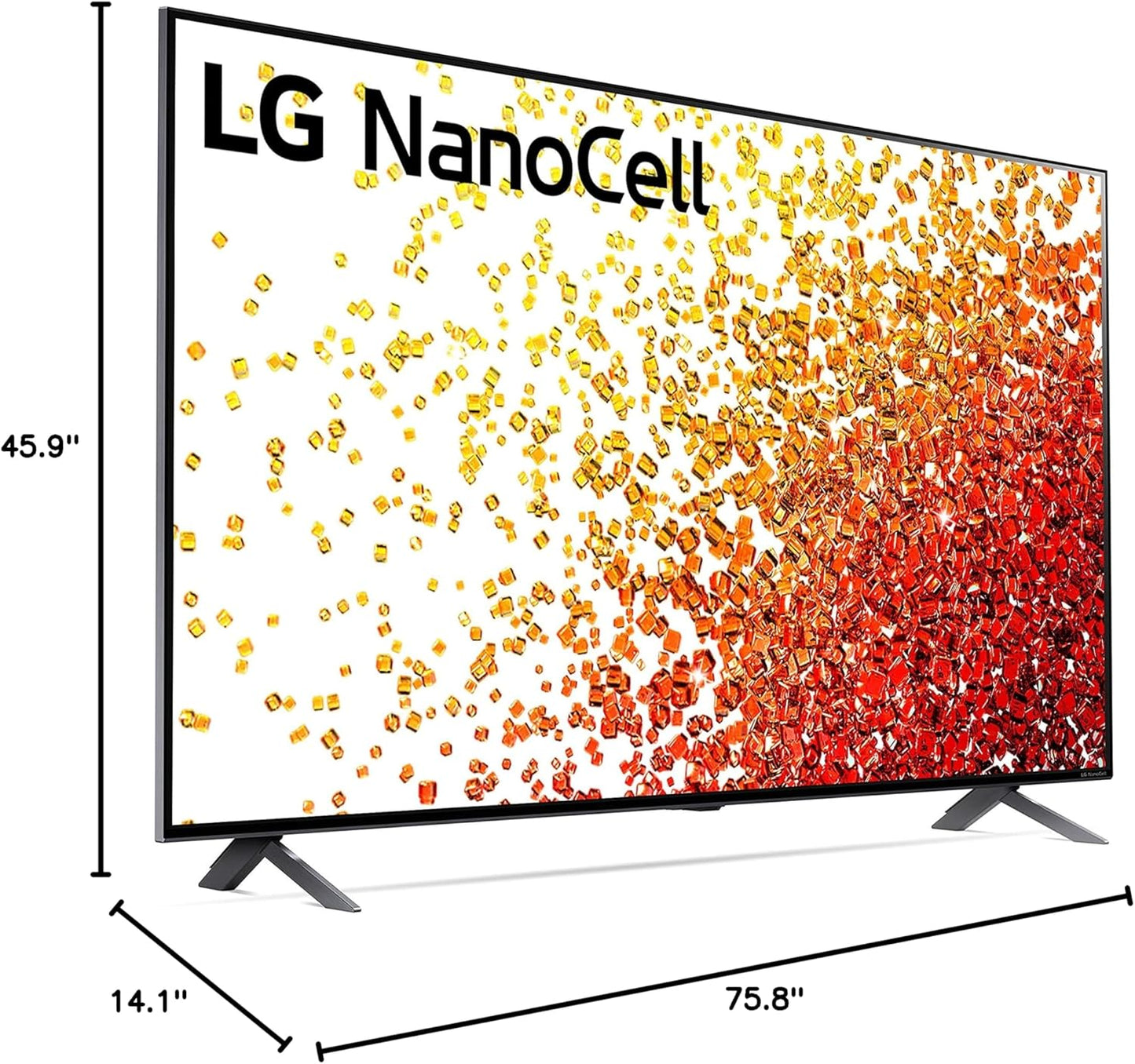 LG 86NANO90UPA 86-Inch NanoCell 4K TV Soundbar (Used)