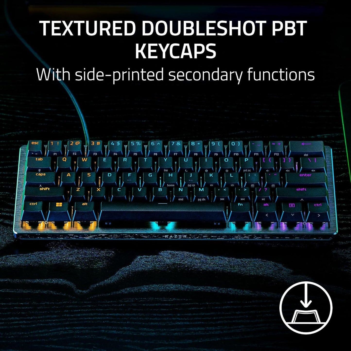 Razer RZ03-04990200-R3U1 Huntsman V3 Pro Mini 60% Gaming Keyboard