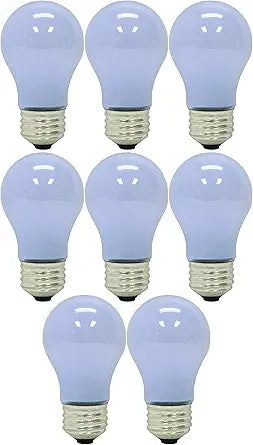GE Reveal Ceiling Fan A15 Light Bulbs 8-Pack — main product image