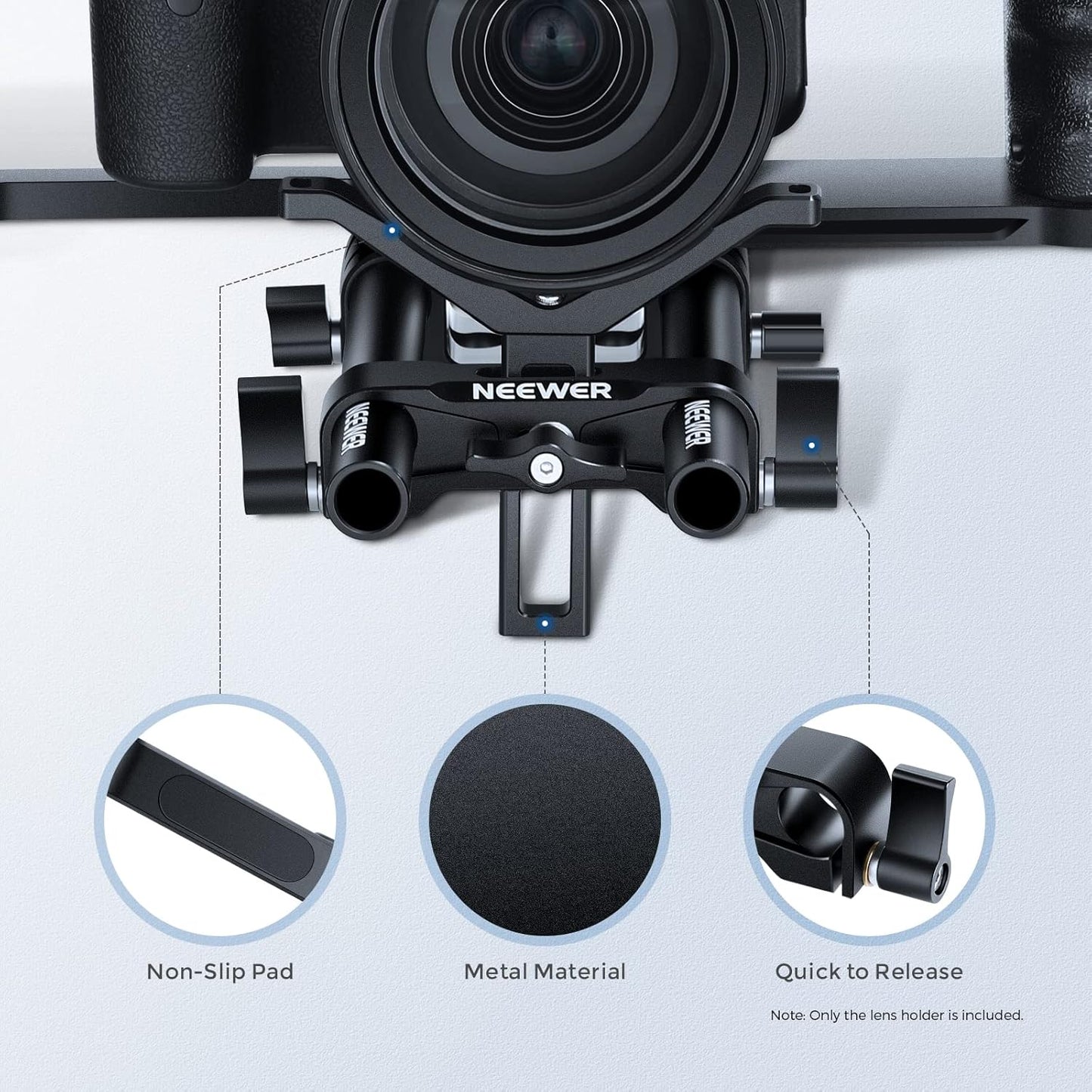 Neewer 10100887 Telephoto Lens Support Bracket