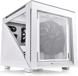Thermaltake CA-1V1-00S6WN-00 Divider 200 TG White Micro-ATX Case — main product image