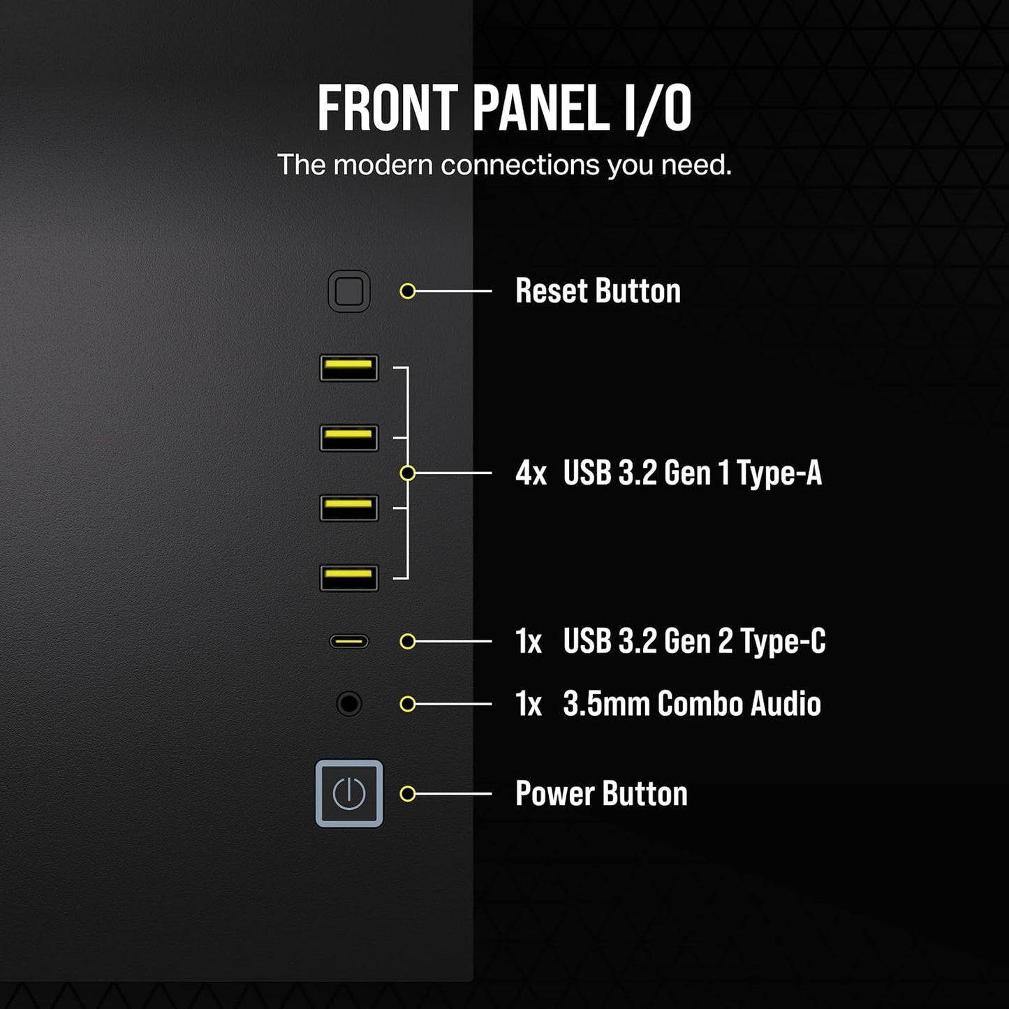 Corsair CC-9011257-WW 6500X: Mid-Tower ATX Dual Chamber Case - Black