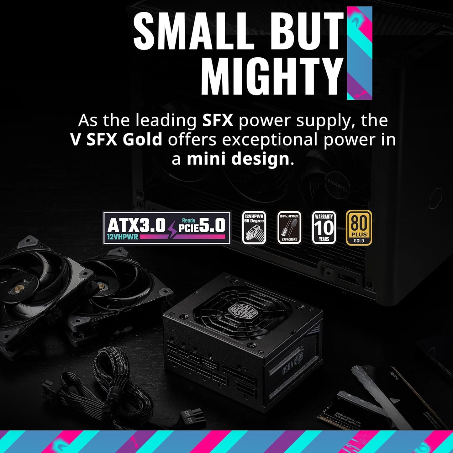 Cooler Master MPY-8501-SFHAGV-3U1 V850 SFX Gold 850W Power Supply