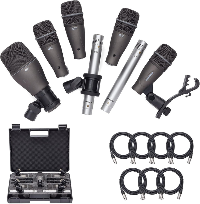 Samson DK707 7-Piece Drum Microphone Kit with Cables — main product image