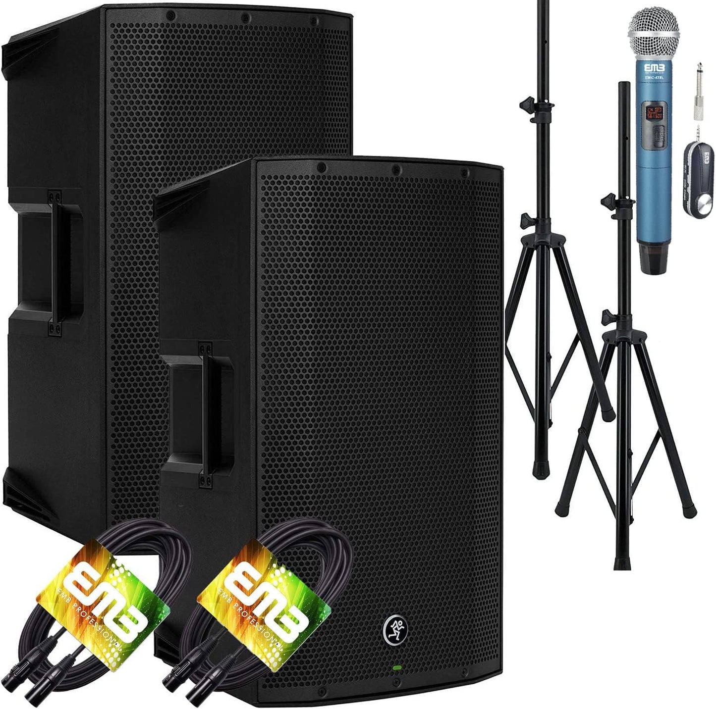 Mackie THUMP12A Powered Loudspeaker Pair Bundle