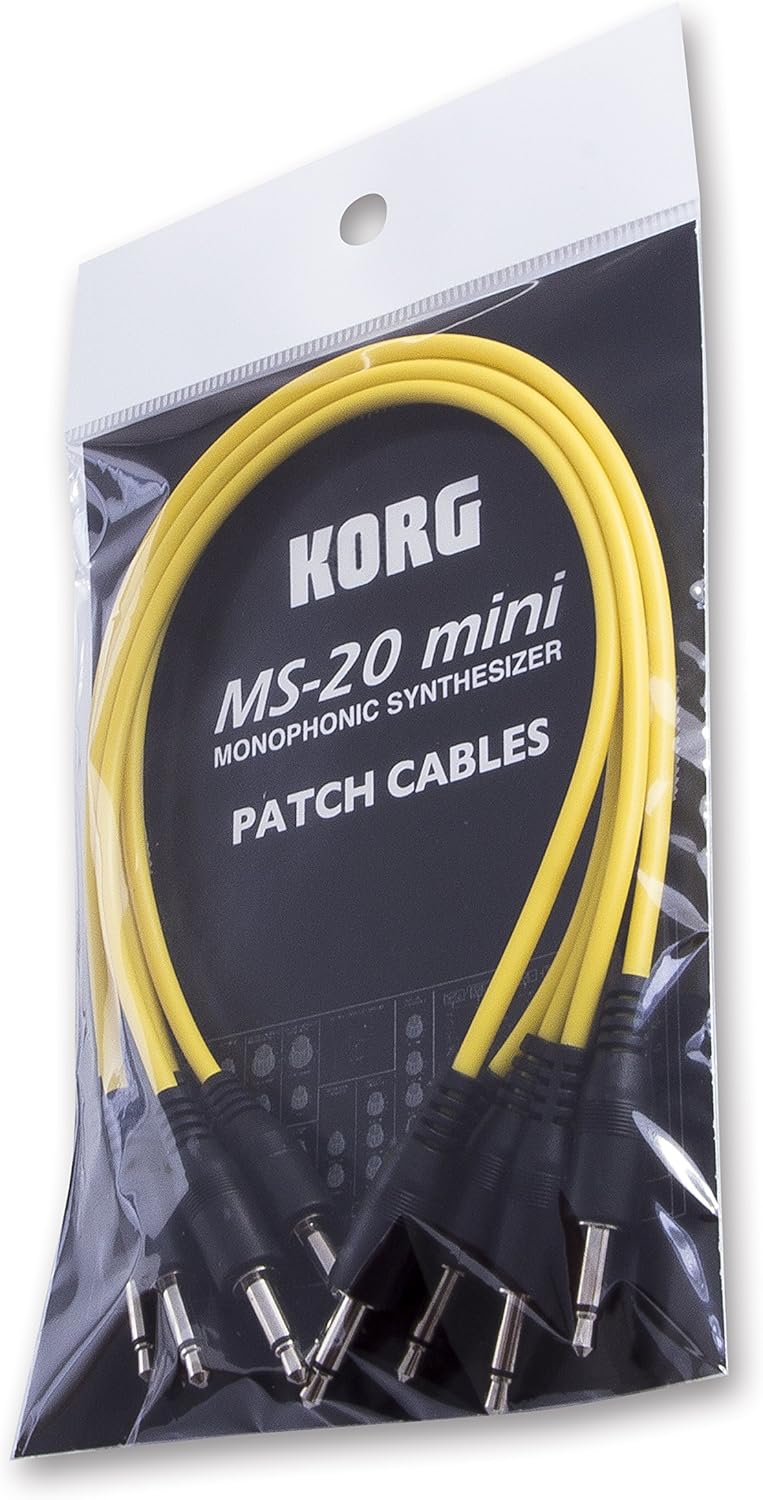 Korg MS-CABLE-YL MS-20 Mini Patch Cable Set