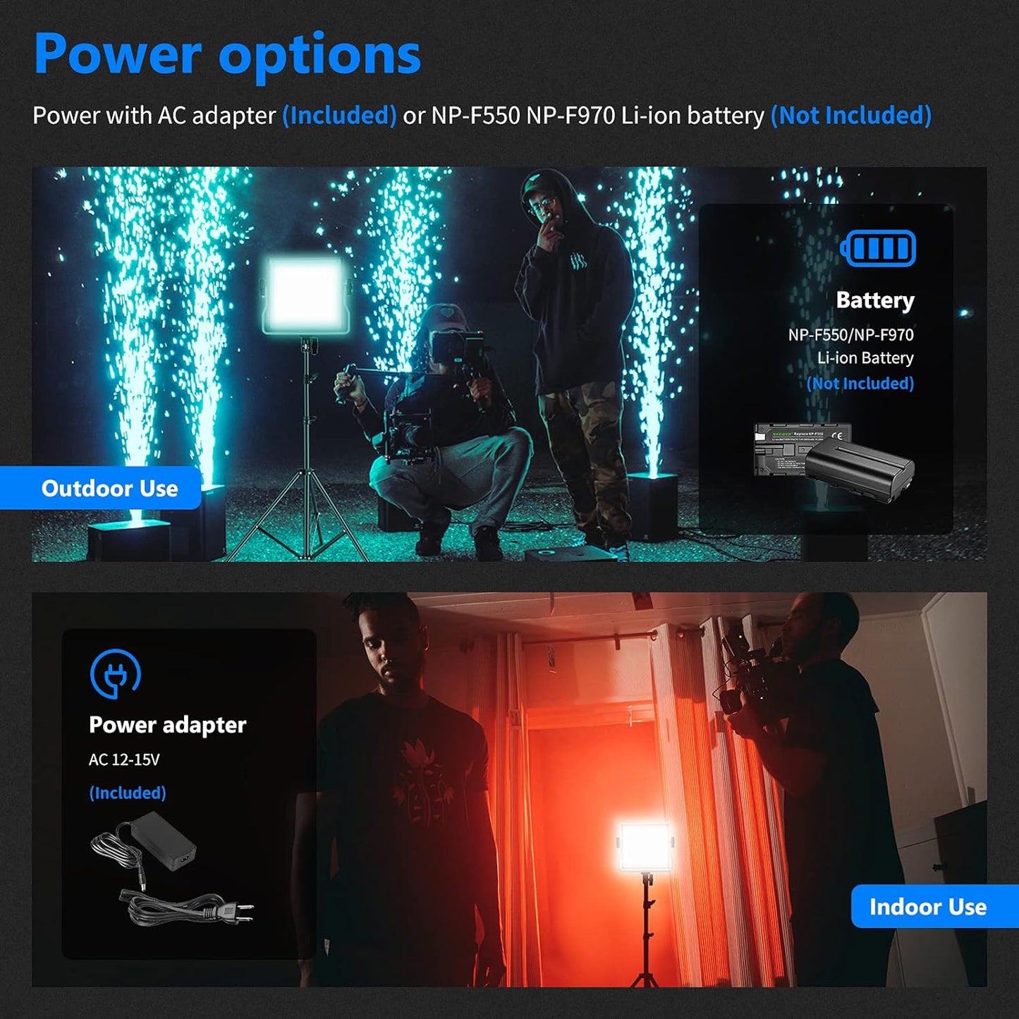 Neewer 10098770 660 PRO RGB LED Video Light APP Control