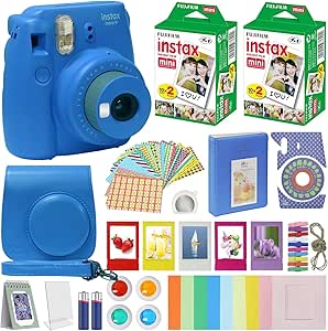 Fujifilm Mini 9 Instant Camera Bundle Film Case Filters