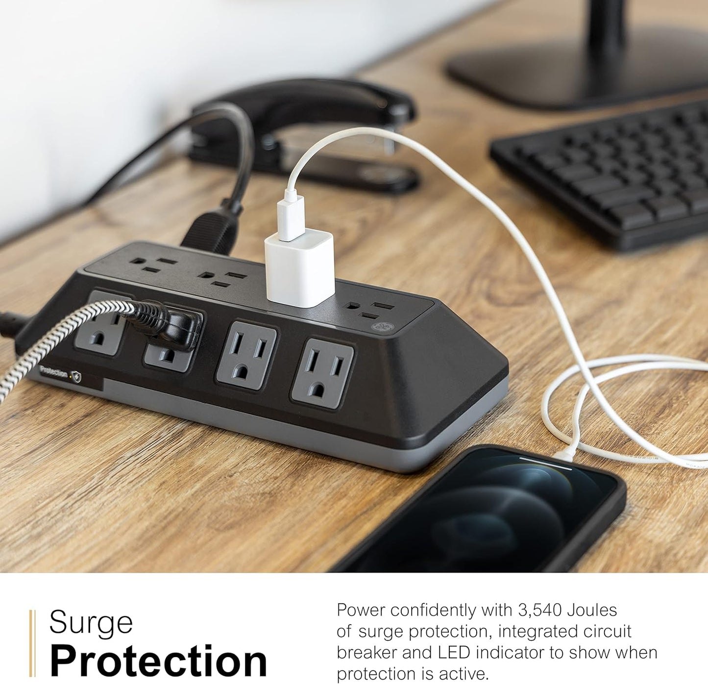 GE 74542-RF1 UltraPro 12-Outlet Surge Protector