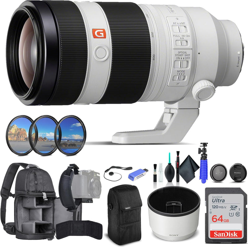 Sony SEL100400GM FE 100-400mm f/4.5-5.6 GM OSS Lens Bundle — main product image