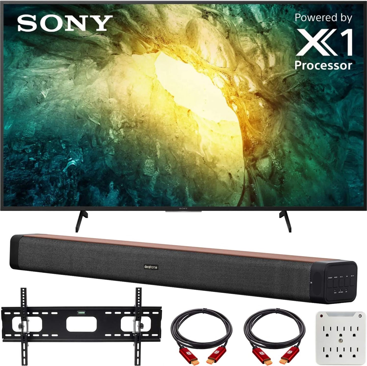Sony E2SNKD55X750H 55" 4K UHD TV Soundbar Bundle
