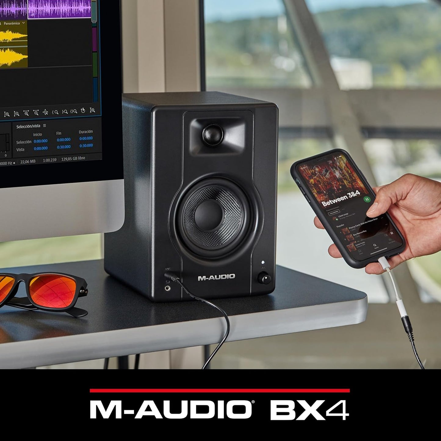 M-Audio BX4 Studio Monitors - 4.5 Inch PC Speakers