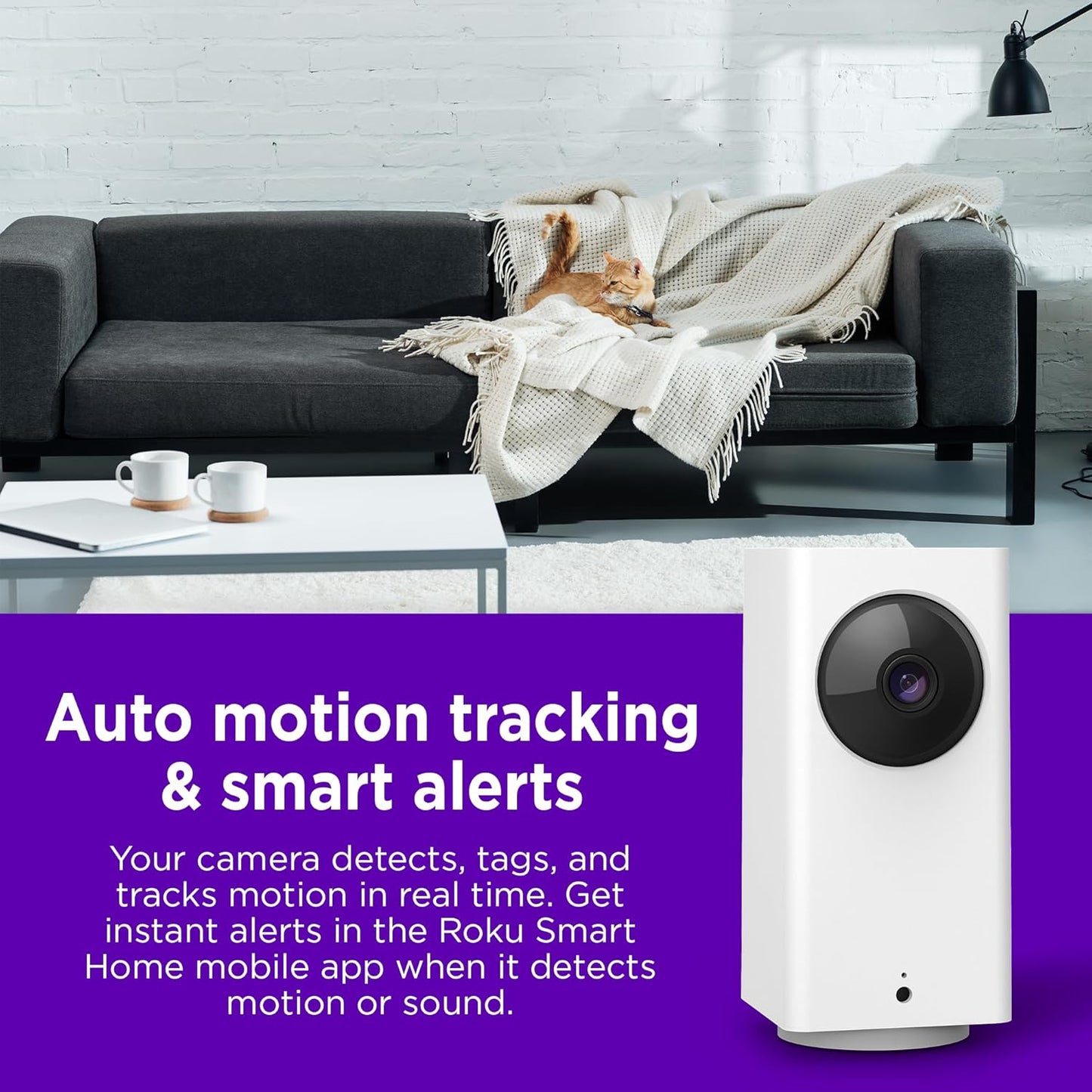 Roku Indoor Camera 360 Renewed Home Security