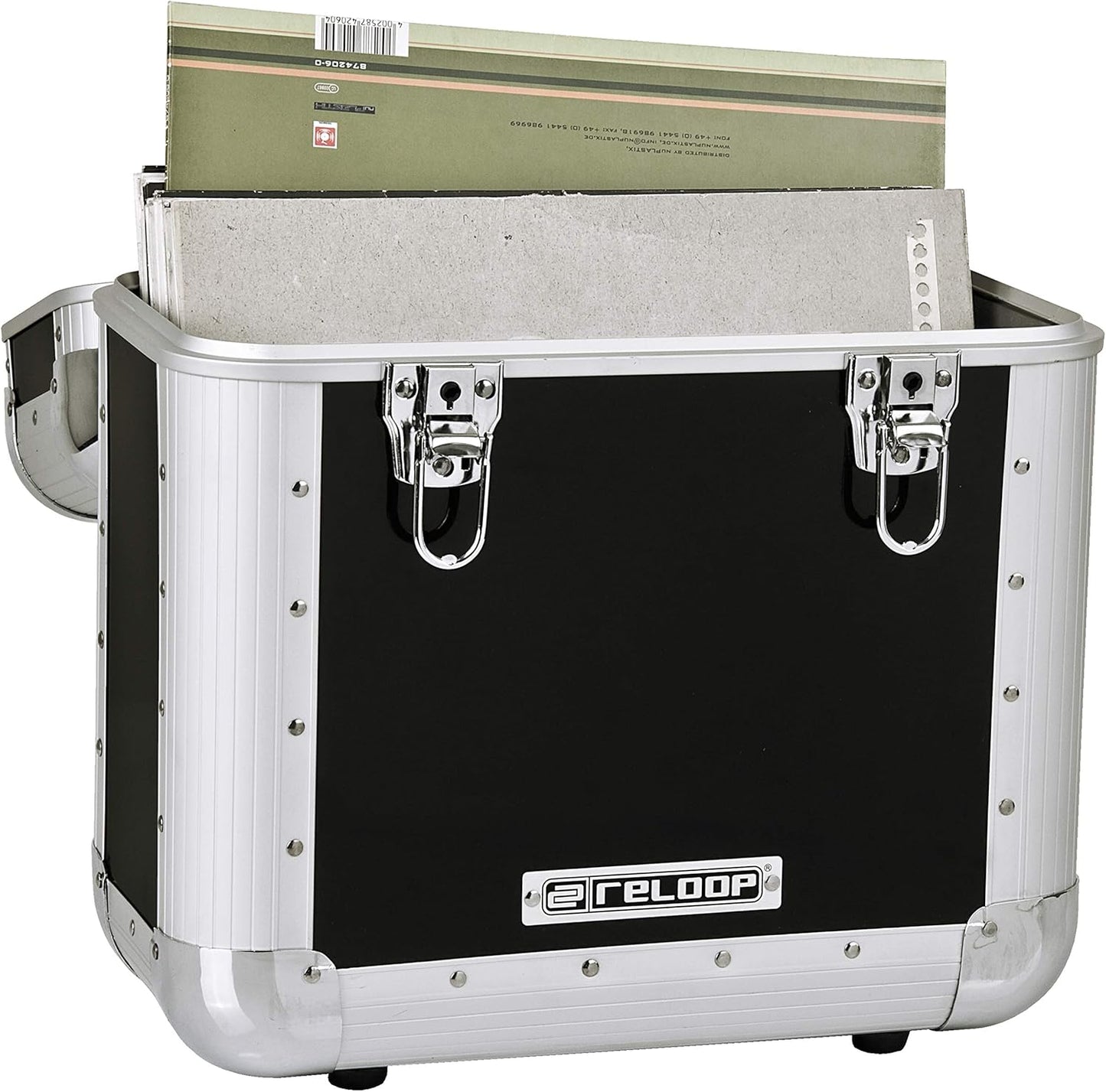 Reloop AMS-REC-CASE-60-SLV 60 Record Case Silver