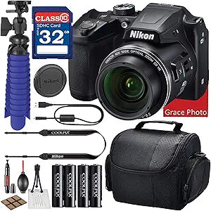 Nikon Coolpix B500 Digital Camera Bundle Black