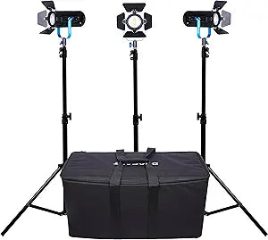 Dracast DRBRPLLK3x600BS BoltRay Plus Bi-Color LED 3-Light Kit