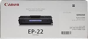 Canon 1550A001 EP-22 Black Toner Cartridge
