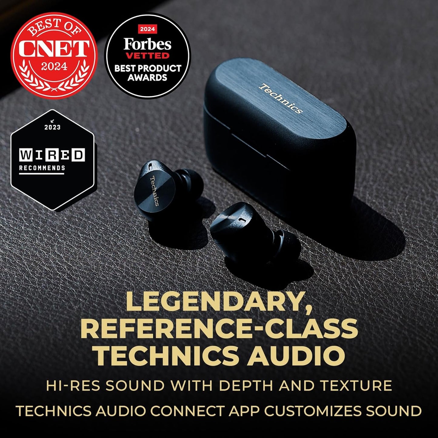 Technics EAH-AZ80-A Premium Wireless Noise Cancelling Earbuds
