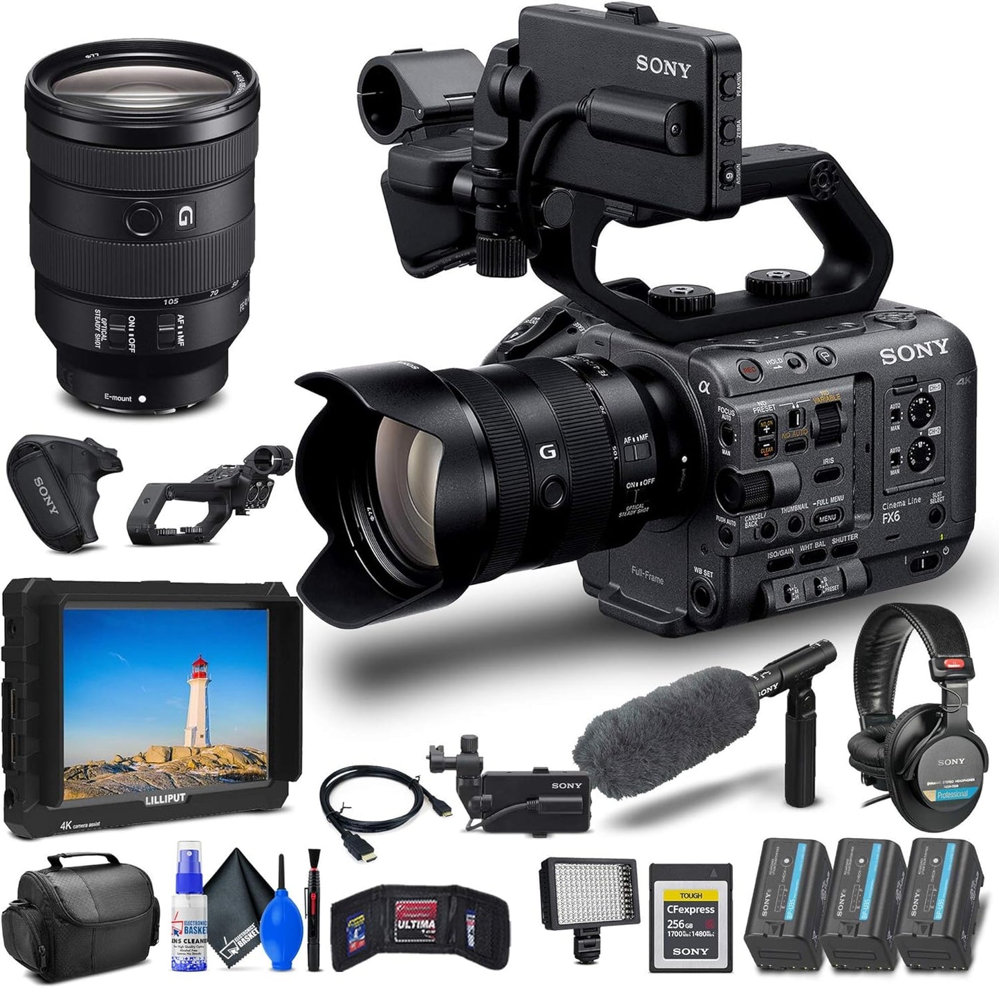 Sony ILME-FX6VK FX6 Digital Cinema Camera Kit Renewed