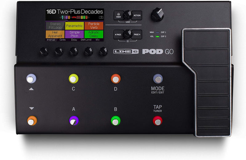 Line 6 POD Go Multi-Effects Guitar Pedal - Black — main product image