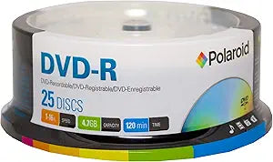 Polaroid PRDVDR0025S DVD-R 4.7GB 16x 25-Pack Spindle — main product image
