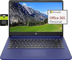 HP 14 Laptop Intel Quad-Core 16GB 128GB Office — main product image