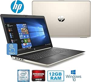 HP 17-BY0012 i5 17.3" Touch Laptop (Renewed)