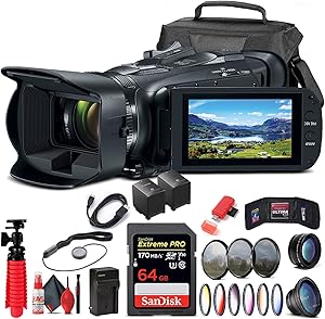 Canon 3667C002 Vixia HF G50 4K Camcorder Bundle Renewed