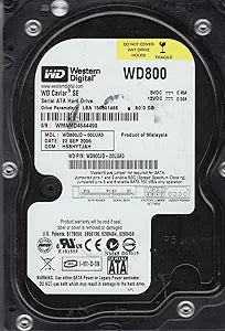 Western Digital WD800JD-00LUA0 - 80GB SATA 3.5" Hard Drive