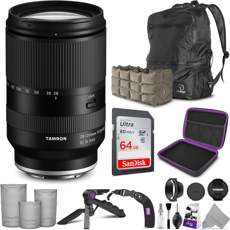 Tamron 28-200 F/2.8-5.6 Di III RXD - Sony E-Mount Zoom Lens — main product image