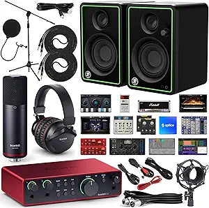 Focusrite Scarlett 2i2 Studio 4th Gen Recording Bundle