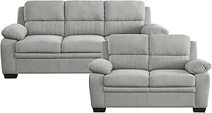 Lexicon Jett Living Room Set Light Gray