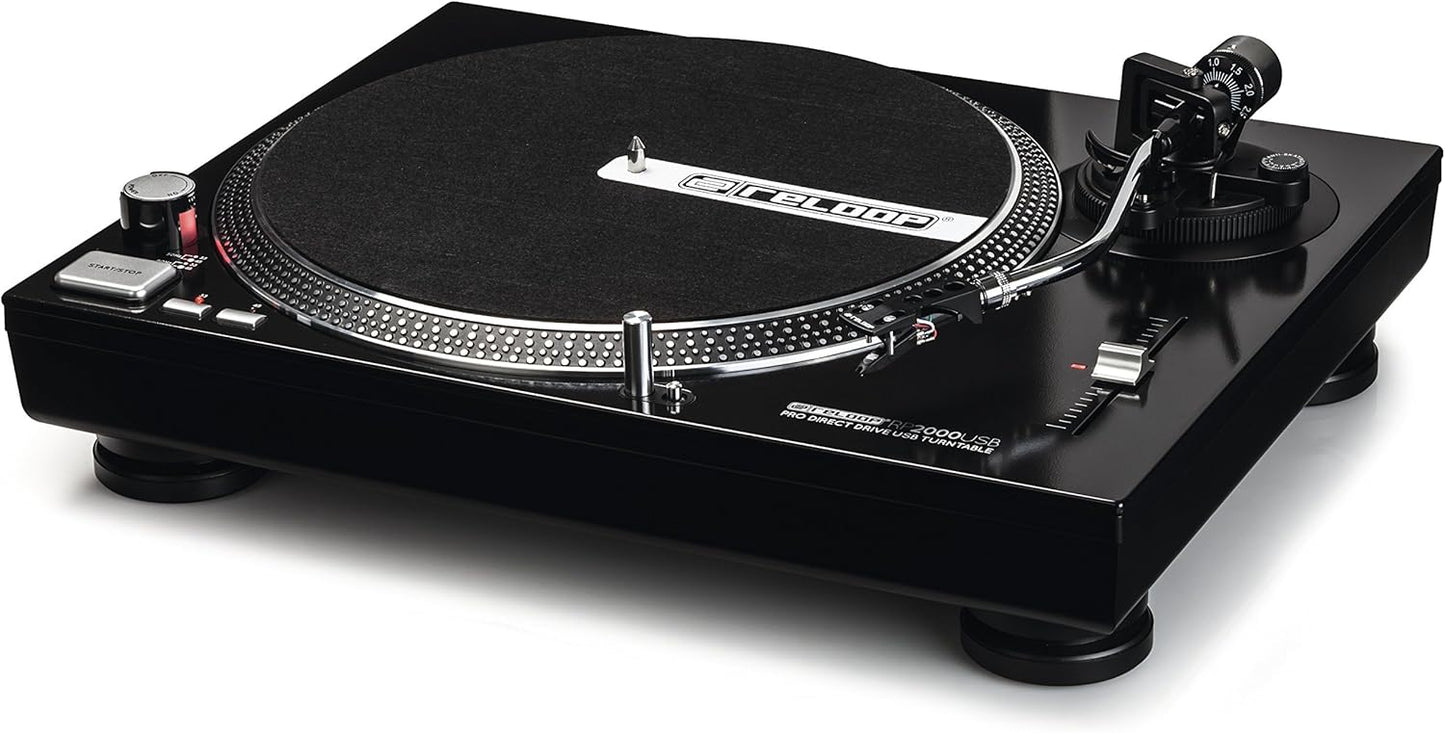 Reloop 227079 USB Direct Drive Professional Turntable