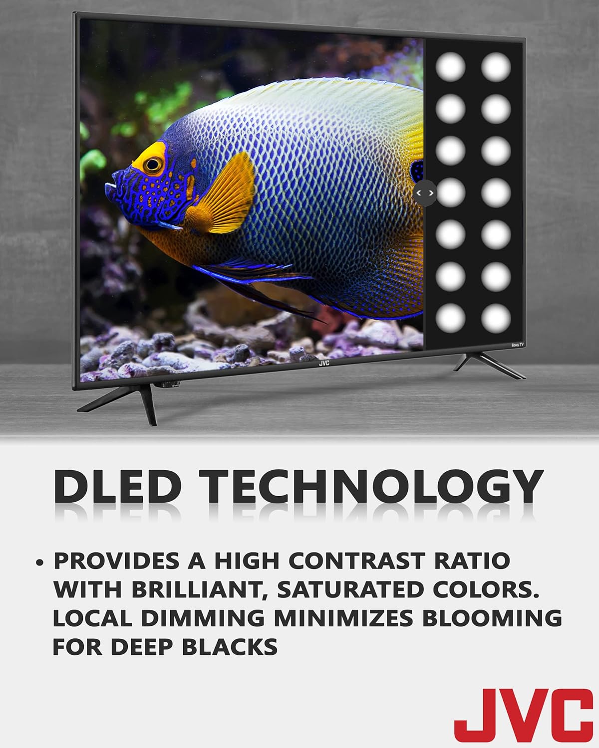 JVC LT32MAW2 32-Inch 720p HD LED Roku Smart TV