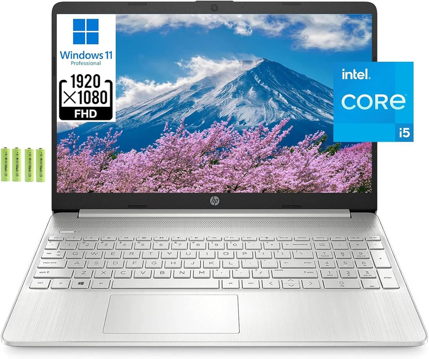 HP Laptop 15.6" FHD Windows 11 Pro Notebook