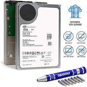 Seagate ST10000NM0096 10TB SAS HDD Bundle Renewed