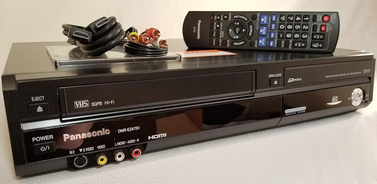 Panasonic DMR-EZ475VK DVD Recorder VHS Combo