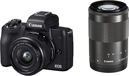 Canon EOSKISSMBK-WZK Kiss M Mirrorless Camera (Japan Import)