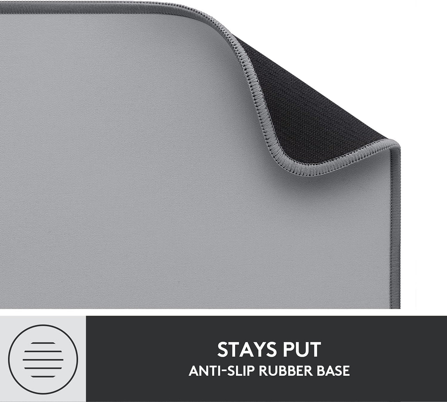 Logitech 956-000047 Desk Mat Studio Series Mid-Grey
