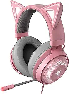 Razer Kraken Pink Kitty Edition Renewed Gaming Headset