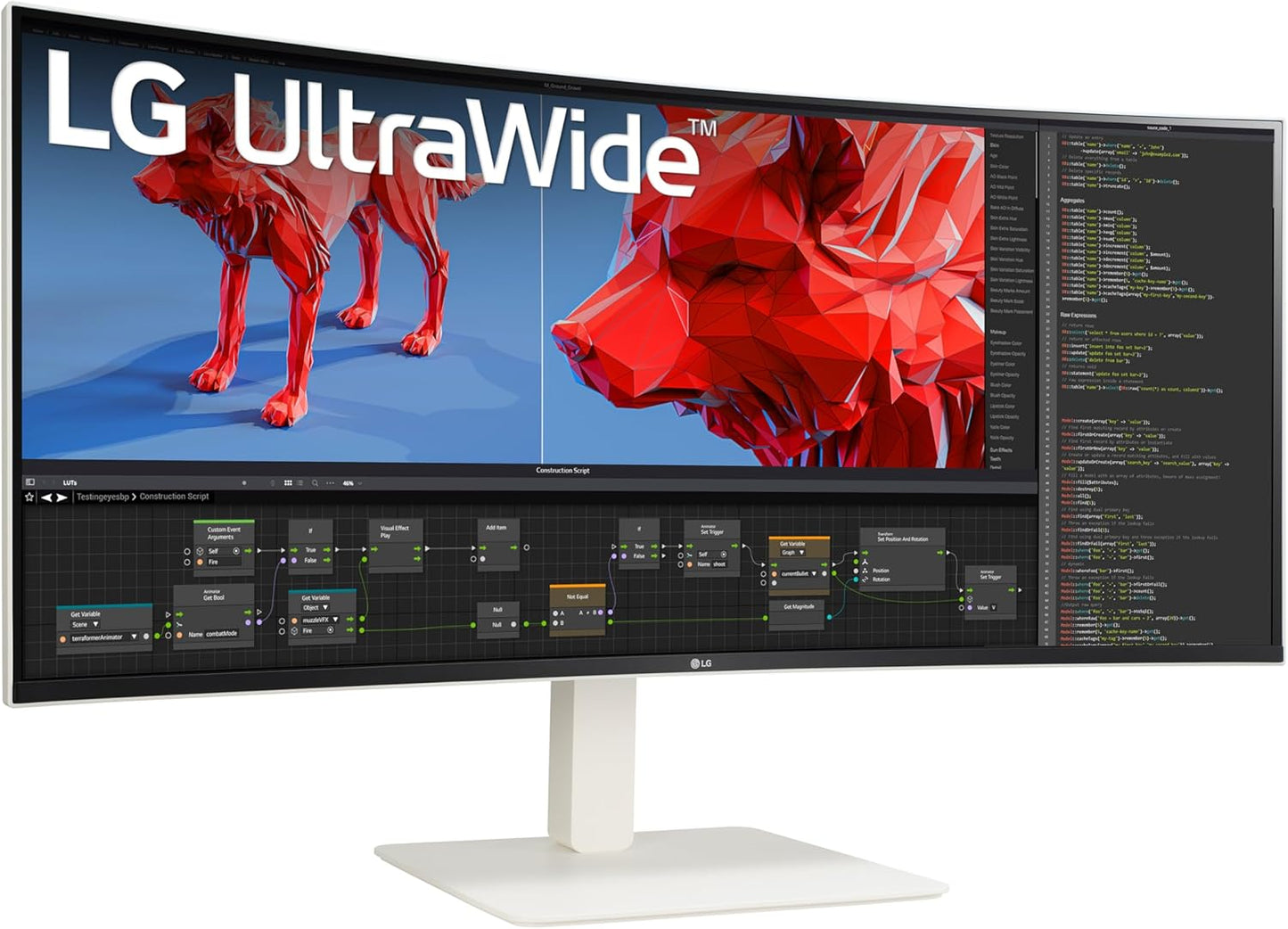 LG 38WR85QC-W.AUS 38" Curved UltraWide 144Hz Monitor